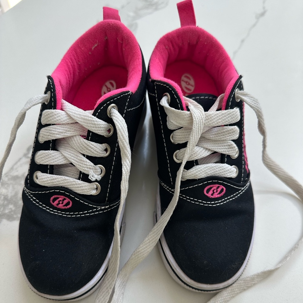 Heely Black and Pink Shoes